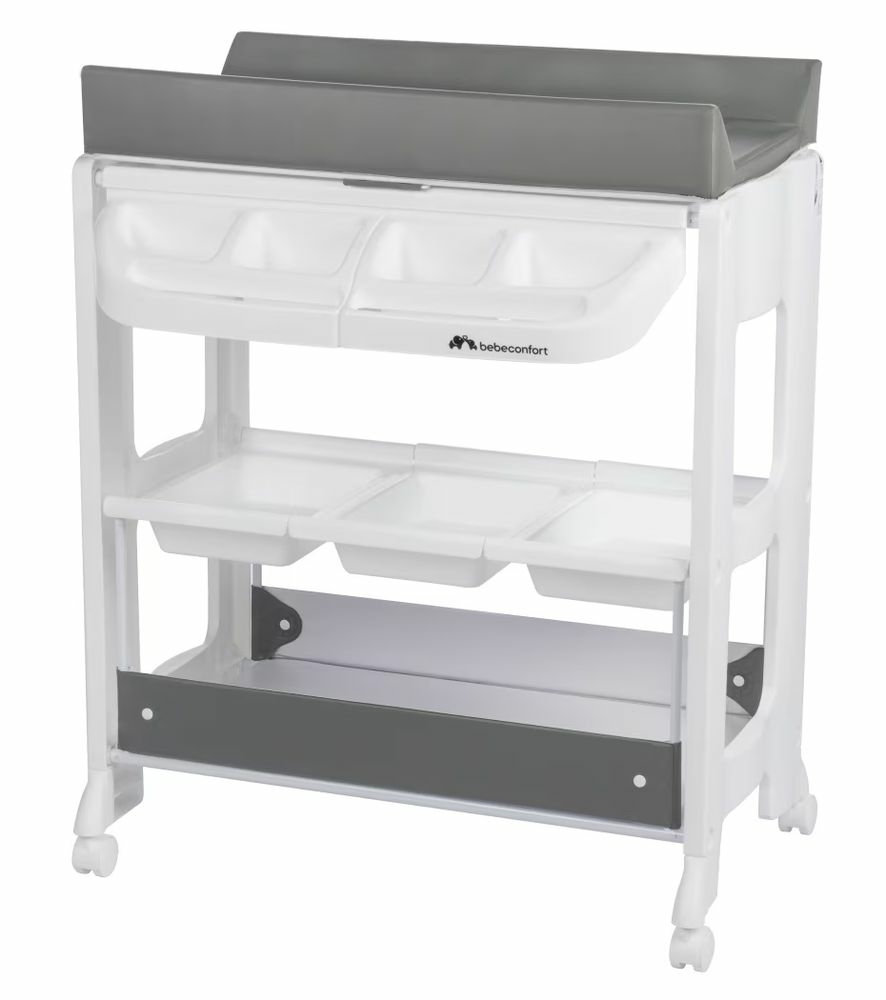 Столик пеленальный с матрасиком Bebe Confort Rosie Mineral Gray (2905085210) - Фото 1