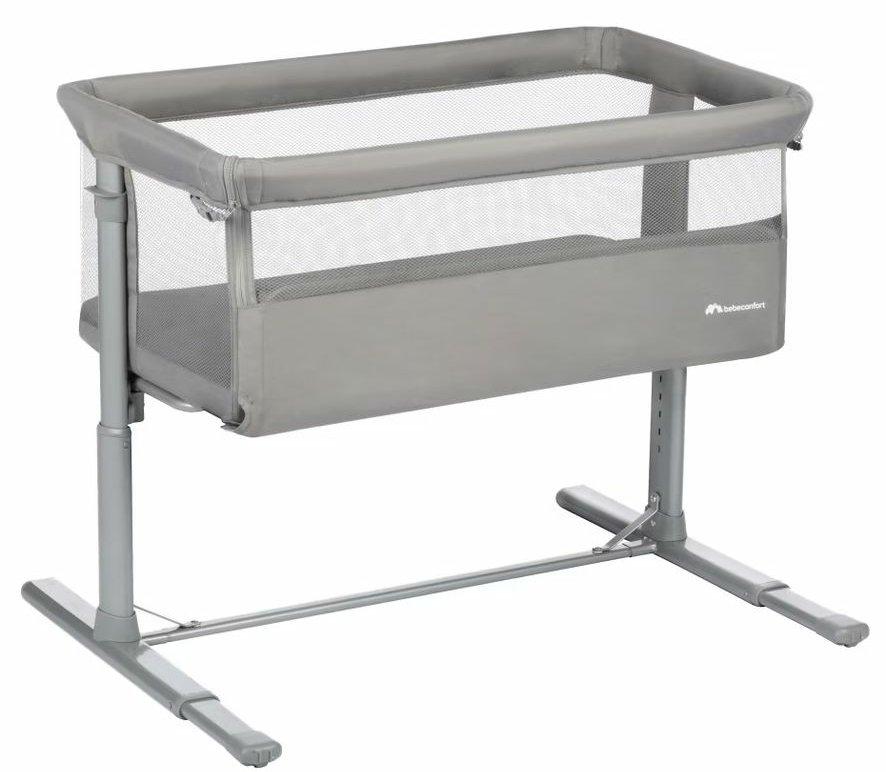 Колыбель-люлька приставная Bebe Confort Zina Mineral Gray (2185085210) - Фото 1