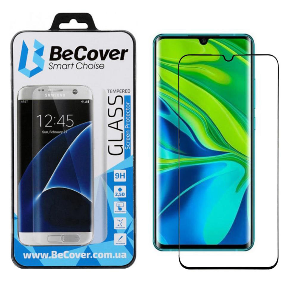 Защитное стекло для смартфона BeCover 3D Curved Edge for Xiaomi Mi Note 10 / CC9 Pro Black (704610) - Фото 1