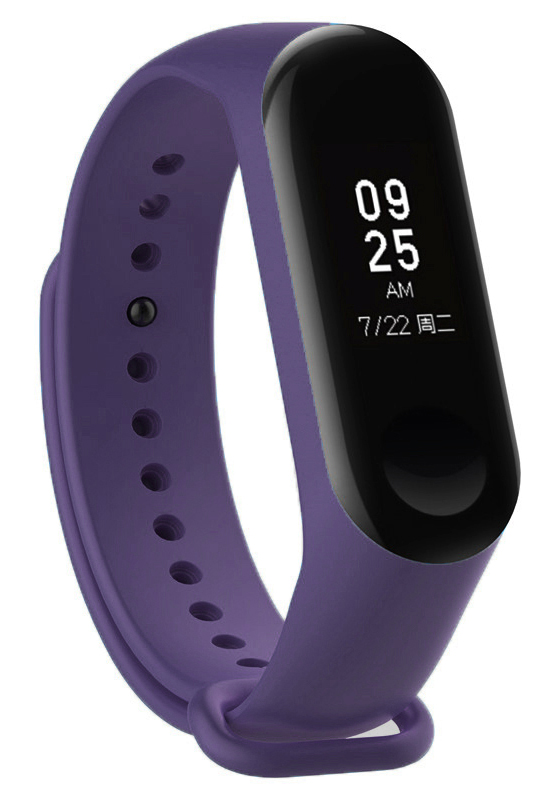 Ремешок для фитнес-браслета BeCover for Xiaomi Mi Band 4/3 Purple (704129) - Фото 1