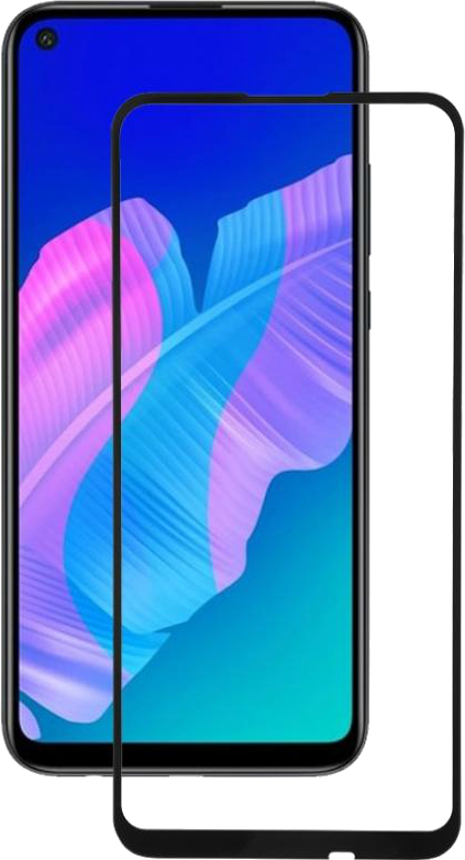 Защитное стекло для смартфона BeCover Huawei P40 Lite E Black (704825) - Фото 1
