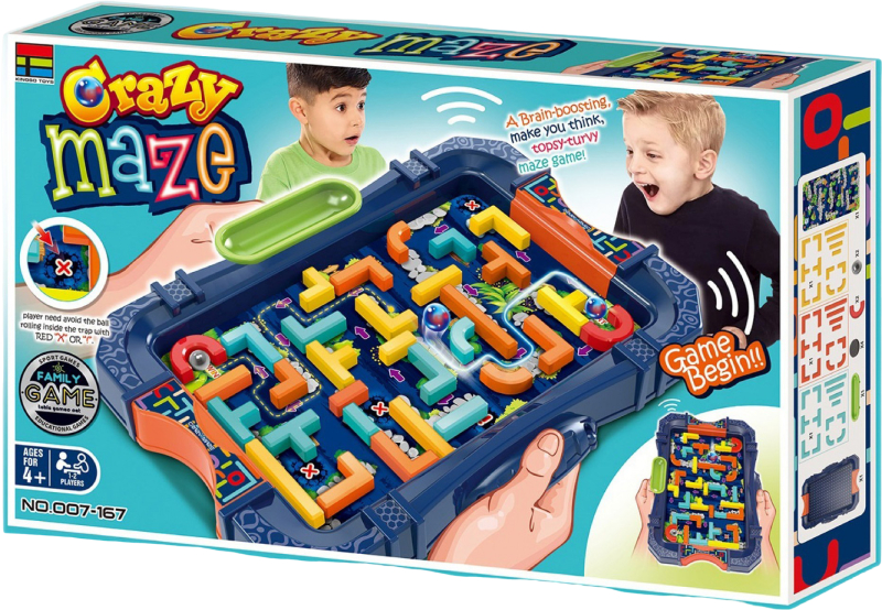 Настольная игра развлекательная (3-4 года) Kingso Toys лабиринт балансир (007-167) - Фото 1