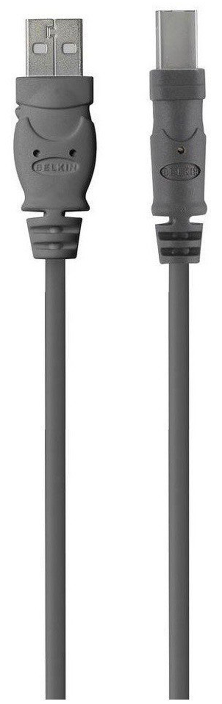 Кабель USB type A - USB type B Belkin USB 2.0 (AM/BM) DSTP 1.8m Black (F3U154bt1.8M) - Фото 1