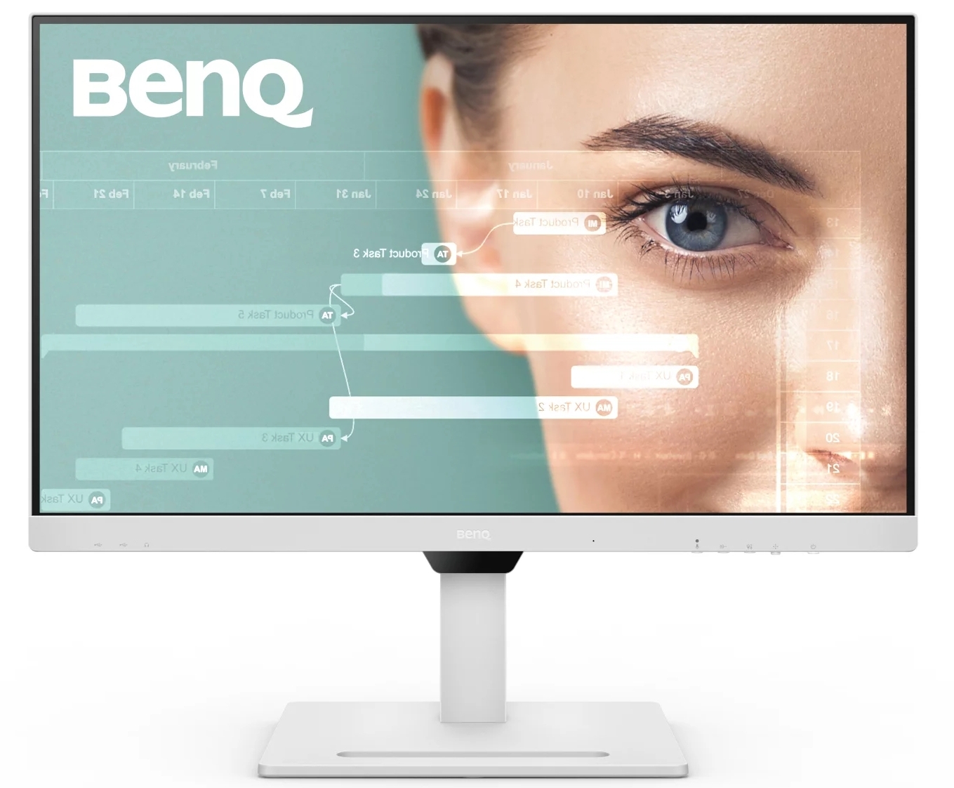 Монитор BenQ GW2790QT (9H.LLGLA.TBE) White - Фото 1