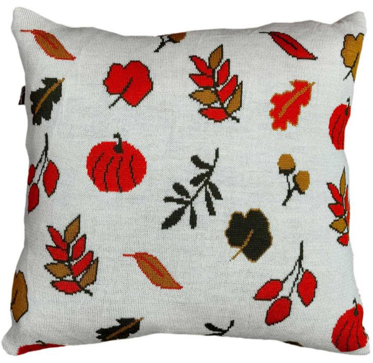 Подушка декоративная Прованс вязаная Happy Fall 45х45 см (039340) - Фото 1