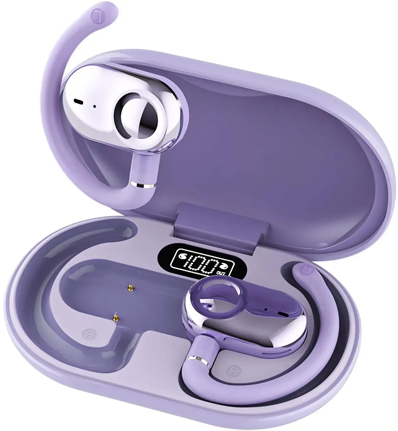 Навушники вкладиші бездротові TWS INSPIRE JM18 Purple - Фото 1