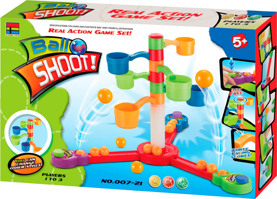 Настольная игра развлекательная (5-7 лет) Kingso Toys бросание в чашки (007-21) - Фото 1