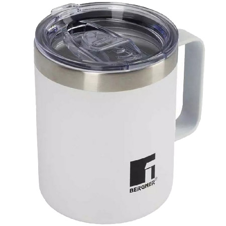 Термочашка Bergner Coffee & tea lovers 350 мл (BG-37788-WH) - Фото 1