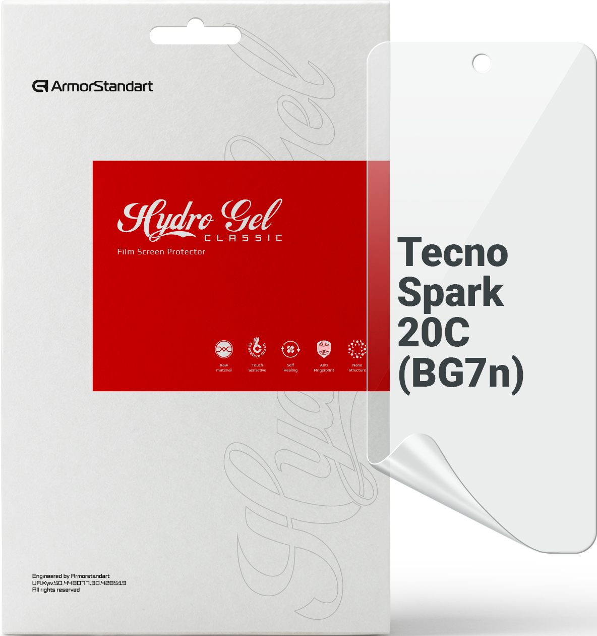 Защитная пленка для смартфона Armorstandart for Tecno Spark 20C (BG7n) (ARM73603) - Фото 1