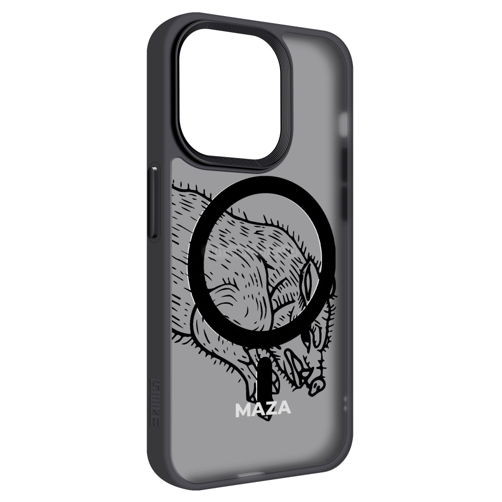 Чехол для смартфона Armorstandart Uniq Magsafe for Apple iPhone 14 Pro Max Maza Boar 2 Black (ARM76323) - Фото 1