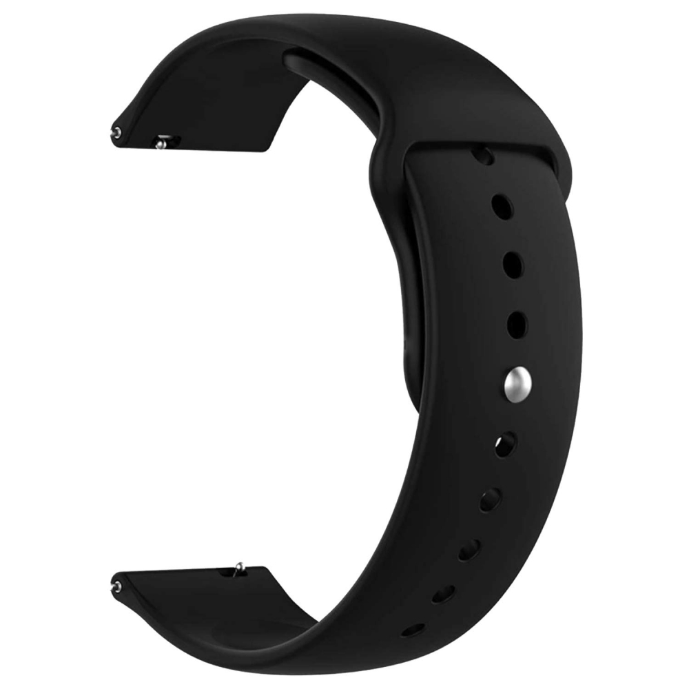 Ремешок для смарт-часов Armorstandart Silicone Watch Strap 20mm Black (ARM60350) - Фото 1