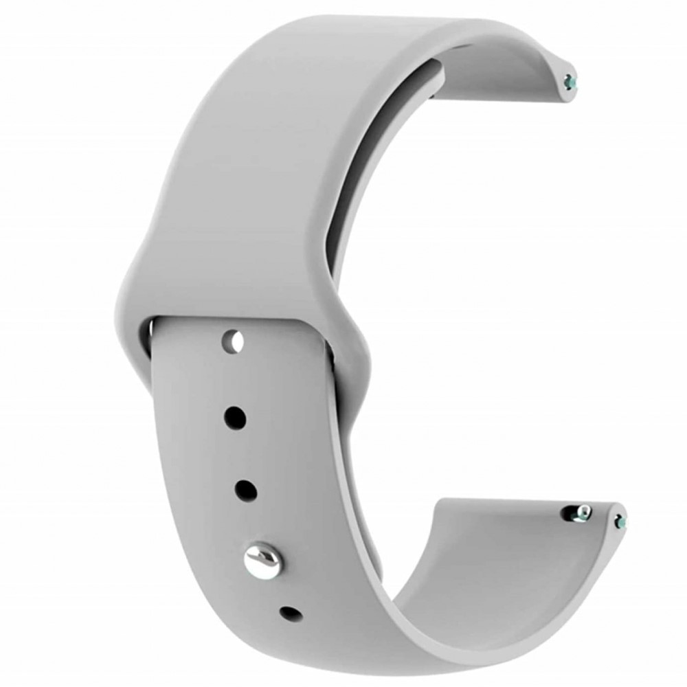 Ремешок для смарт-часов Armorstandart Silicone Watch Strap 20mm Light Grey (ARM60517) - Фото 1