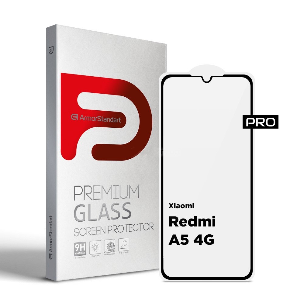 Защитное стекло для смартфона Armorstandart Pro for Xiaomi Redmi A5 4G Black (ARM84705) - Фото 1