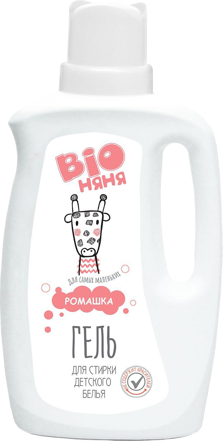 Гель для стирки Bio Няня детского белья 1 л ромашка (4820168431104) - Фото 1