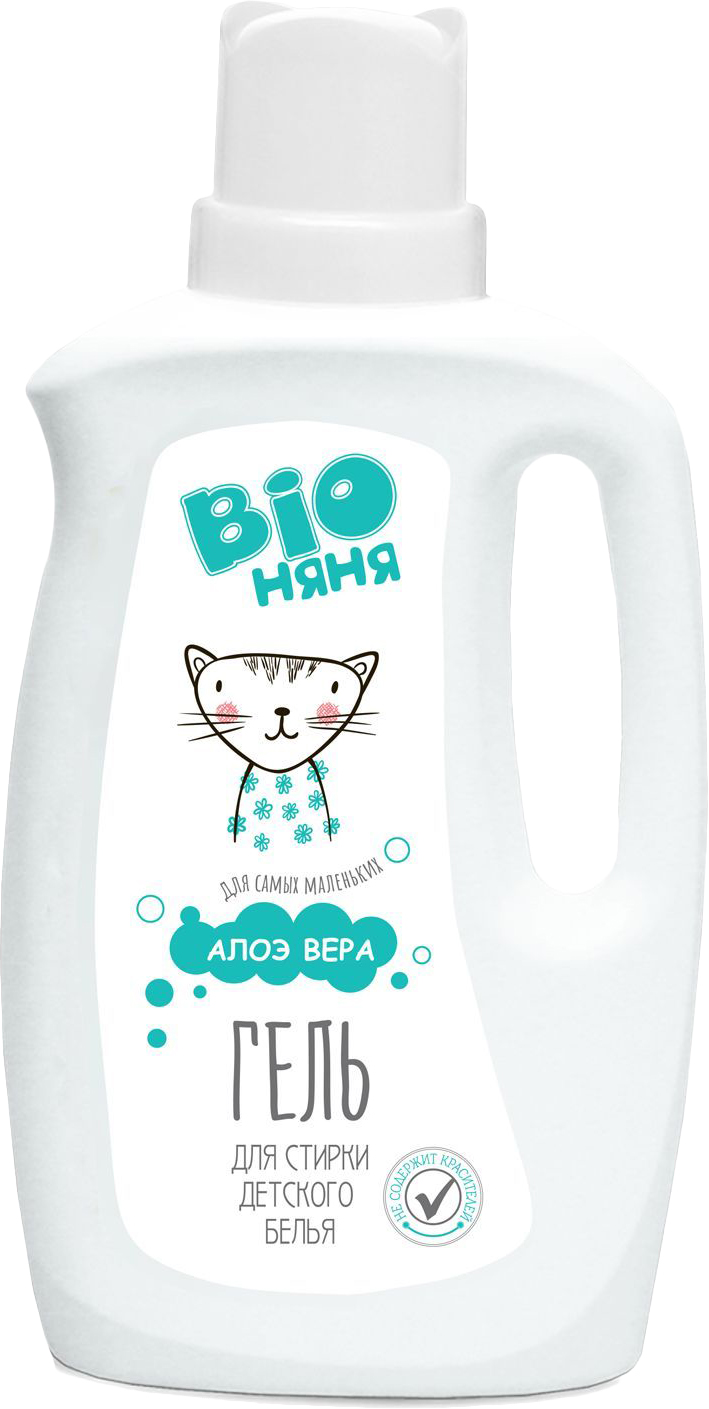 Гель для стирки Bio Няня детского белья 1 л алоэ вера EN UA (4823015930713) - Фото 1