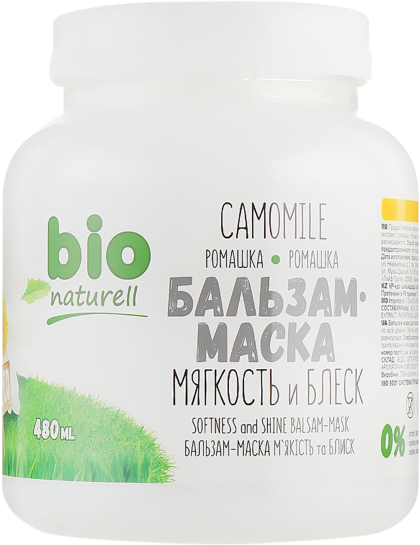 Бальзам для волосся Bio Naturell 480 мл ромашка (4820168432040) - Фото 1