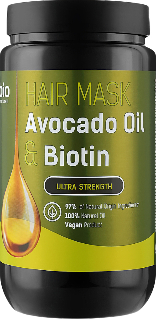 Маска для волосся Bio Naturell 946 мл Avocado Oil & Biotin NEW (4820168433795) - Фото 1