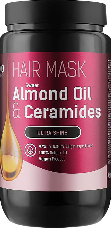 Маска для волосся Bio Naturell 946 мл Sweet Almond Oil&Ceramides NEW (4820168433856) - Фото 1