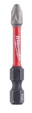 Бита для отвертки Milwaukee Shockwave PZ1 50 мм (4932471566) - Фото 1