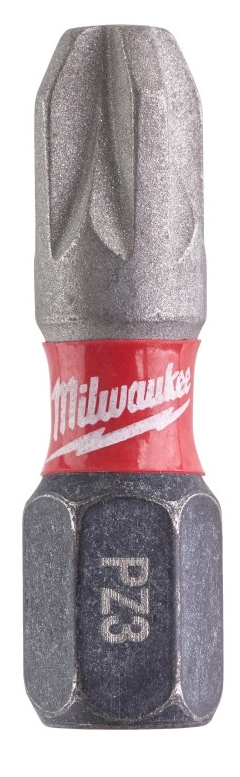 Бита для отвертки Milwaukee Shockwave PZ3 25 мм 2 шт. (4932430868) - Фото 1
