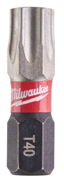 Бита для отвертки Milwaukee Shockwave TX BO40 25 мм 2 шт. (4932471585) - Фото 1