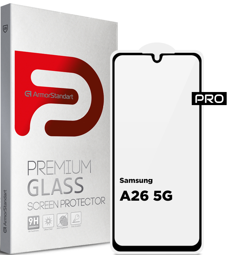 Защитное стекло для смартфона Armorstandart Pro for Samsung A26 5G Black (ARM82212) - Фото 1