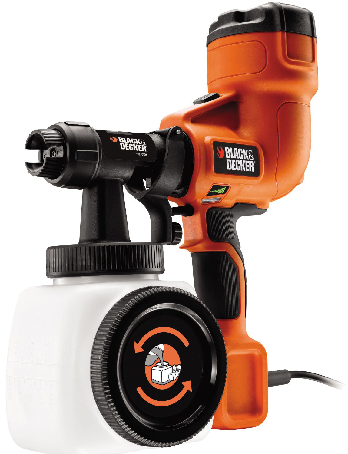 Розпилювач фарби Black&Decker HVLP200 - Фото 1