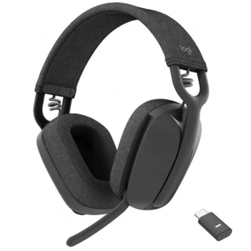 Гарнитура беспроводная Logitech Zone Vibe Wireless UC Graphite (981-001199) - Фото 1