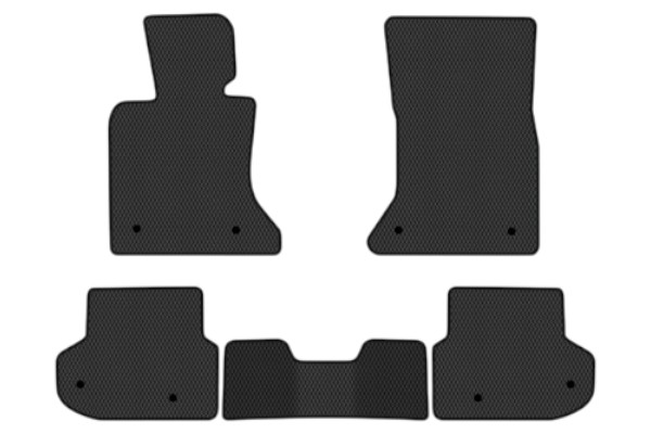 EVA коврики в салон авто EVAtech для 5 Series (F11) (xDrive) Restyling Mechanical seats BMW 2013-2017 6 поколение Combi EUBM11059CB5BW8RBB - Фото 1