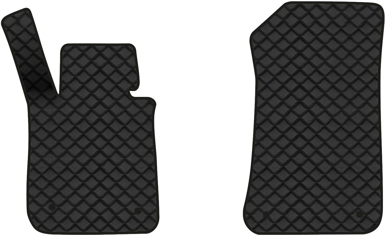 Коврики из экокожи в салон авто передние EVAtech ECO для 1 Series (E87) 5-doors BMW 2004-2012 1 поколение Htb EU BM11095A2BW4BBB - Фото 1
