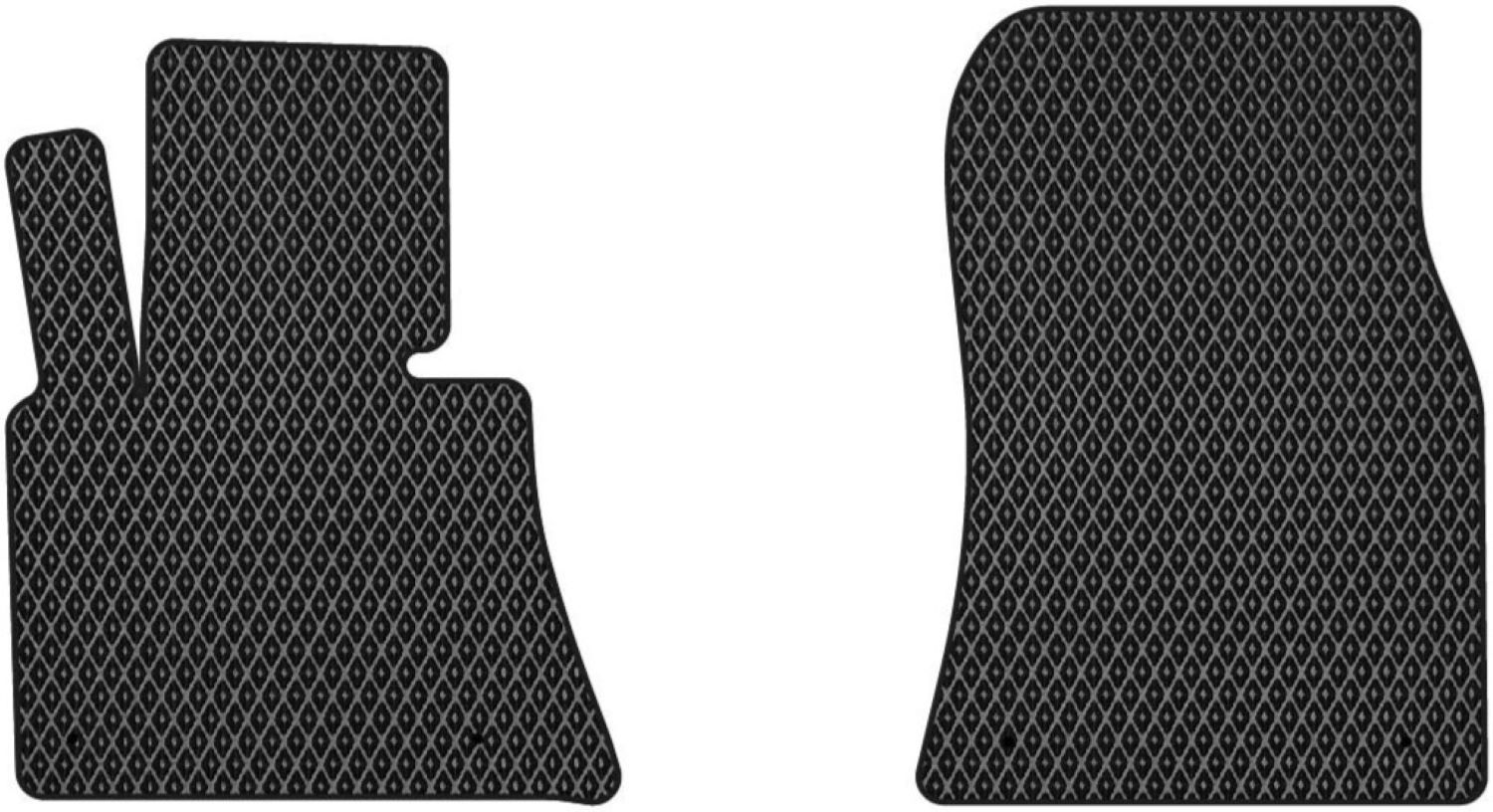 EVA коврики в салон авто передние EVAtech для X5 (E53) Restyling BMW 2003-2006 1 поколение SUV EU (BM14055A2BM4RBB) - Фото 1