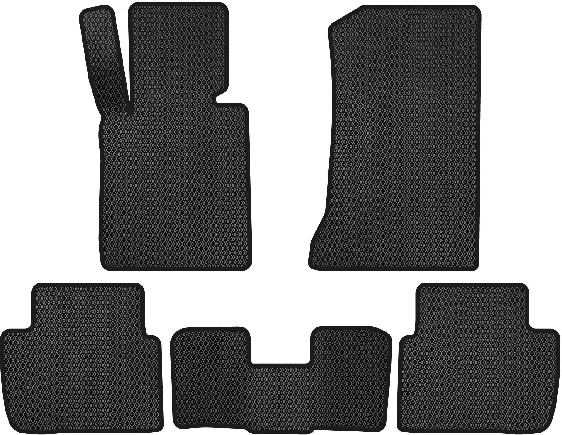 EVA коврики в салон авто EVAtech для 3 Series (E46) RWD Restyling (without armrest) BMW 2001-2006 4 поколение Sedan EU BM14099C5BM8RBB - Фото 1