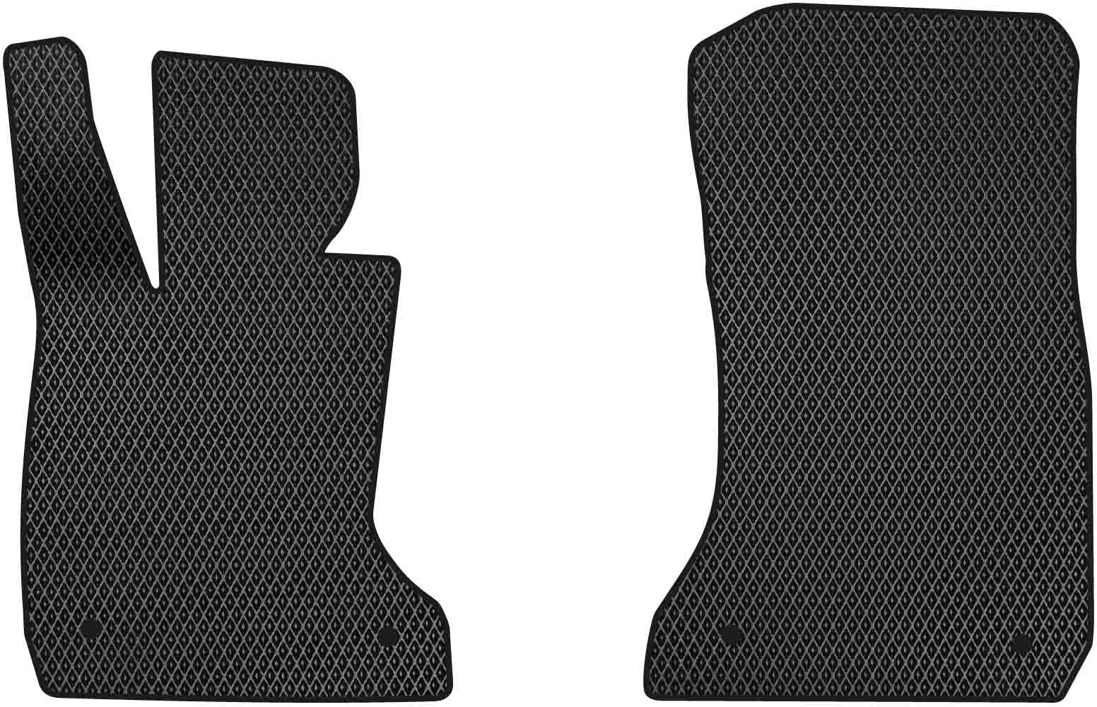 EVA коврики в салон авто передние EVAtech для 7 Series (F01) (xDrive) BMW 2008-2015 5 поколение Sedan EU (BM1552A2BW4RBB) - Фото 1
