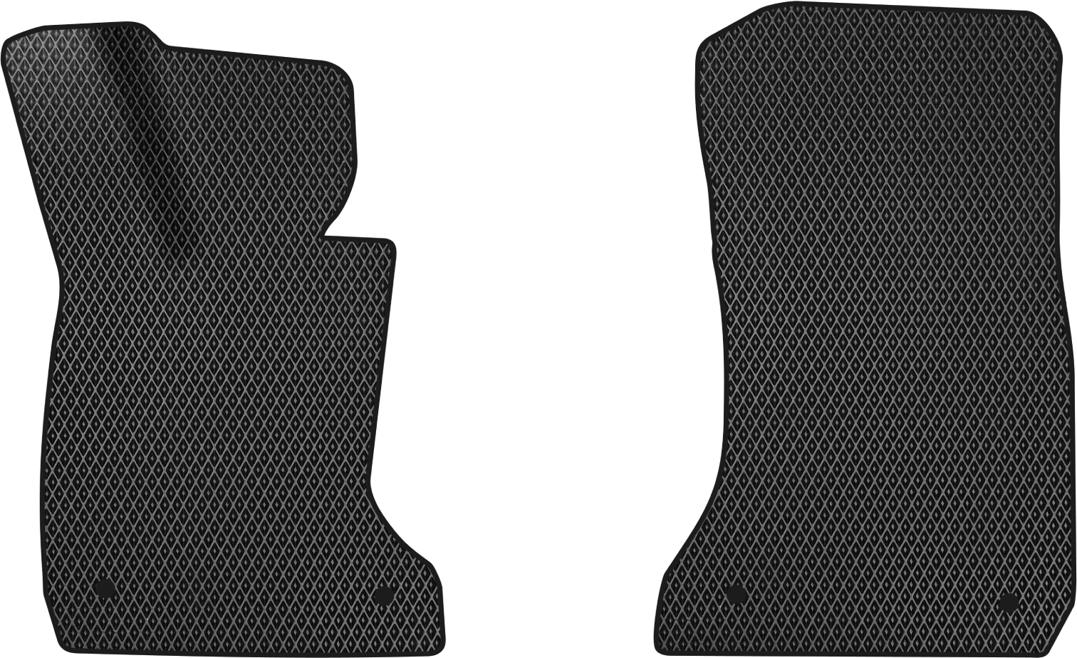 EVA коврики в салон авто передние EVAtech для 7 Series (F01) (xDrive) BMW 2008-2015 5 поколение Sedan EU (BM1552AD2BW4RBB) - Фото 1