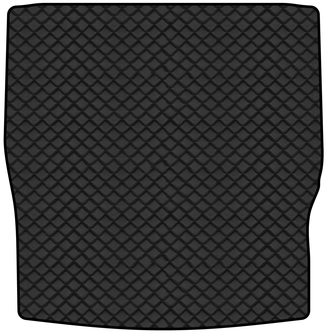 Килимок з екошкіри в багажник авто EVAtech для 3 Series (F30) BMW 2012-2019 6 покоління Sedan USA BM1724B1BBB - Фото 1