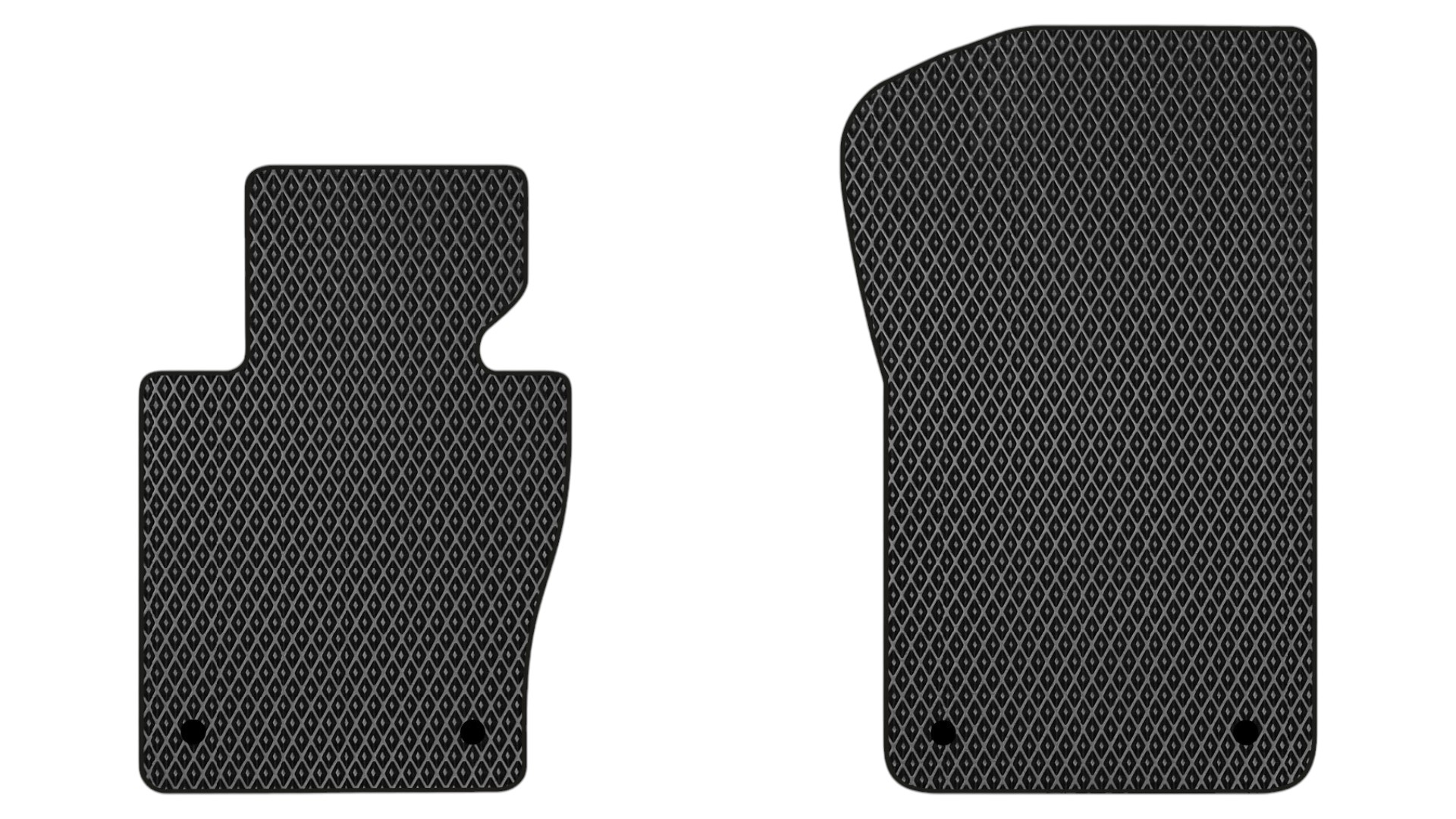 EVA коврики в салон авто передние EVAtech для X3 (E83) BMW 2003-2010 1 поколение SUV EU (BM21096AB2BW4RBB) - Фото 1