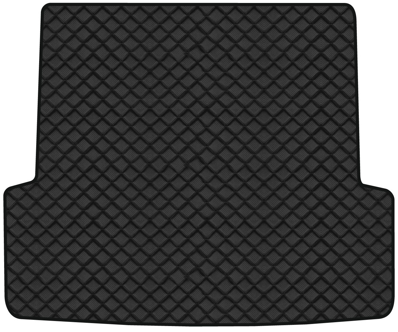 Килимок з екошкіри в багажник авто EVAtech для 3 Series (E91) BMW 2005-2013 5 покоління Combi EU BM21270B1BBB - Фото 1