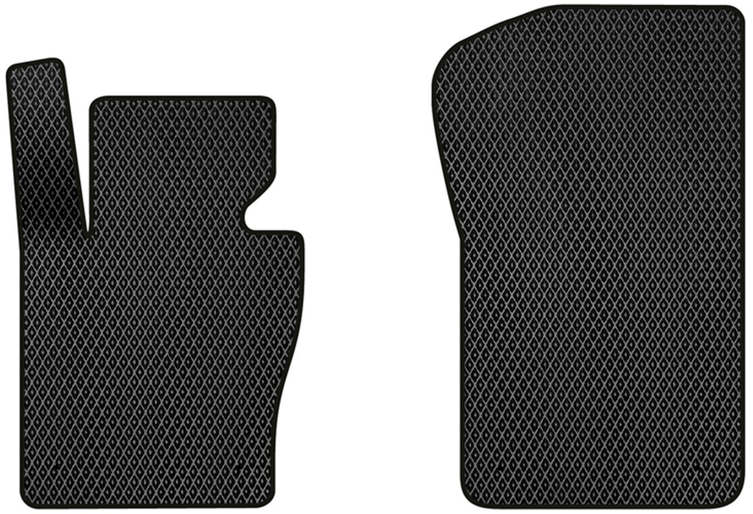 EVA коврики в салон авто передние EVAtech для X3 (E83) BMW 2003-2010 1 поколение SUV EU (BM22440A2BM4RBB) - Фото 1
