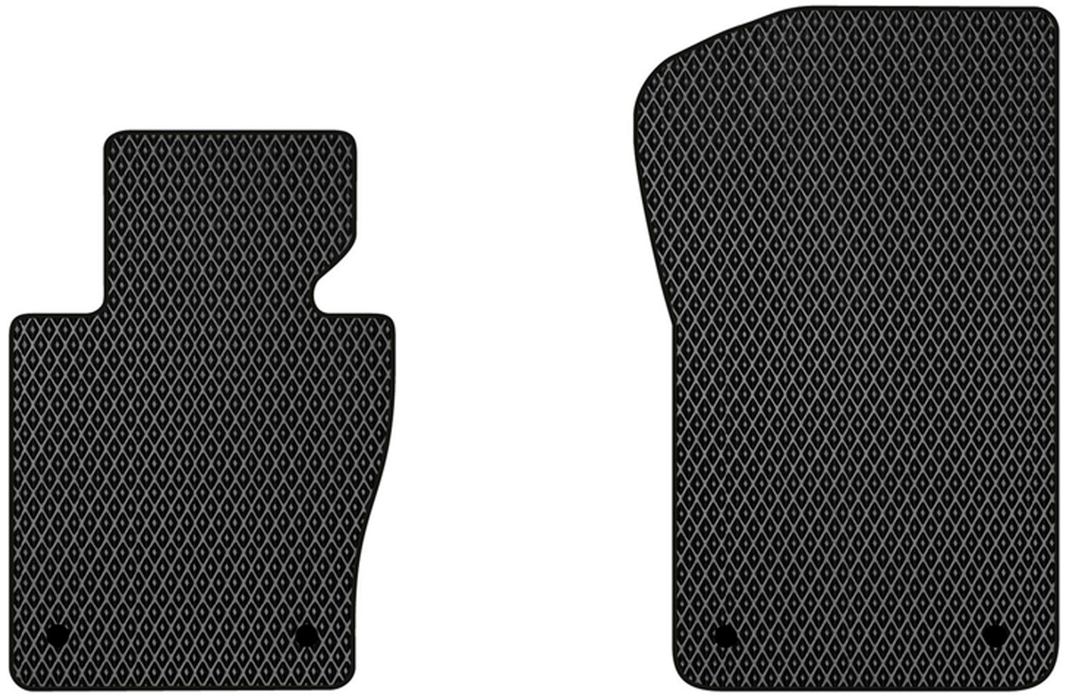 EVA коврики в салон авто передние EVAtech для X3 (E83) (4 clips) BMW 2003-2010 1 поколение SUV EU (BM22470AB2BW4RBB) - Фото 1