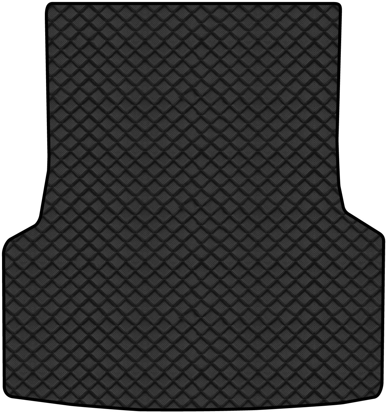 Килимок з екошкіри в багажник авто EVAtech для 3 Series (E90) BMW 2005-2013 5 покоління Sedan EU BM2861B1BBLB - Фото 1