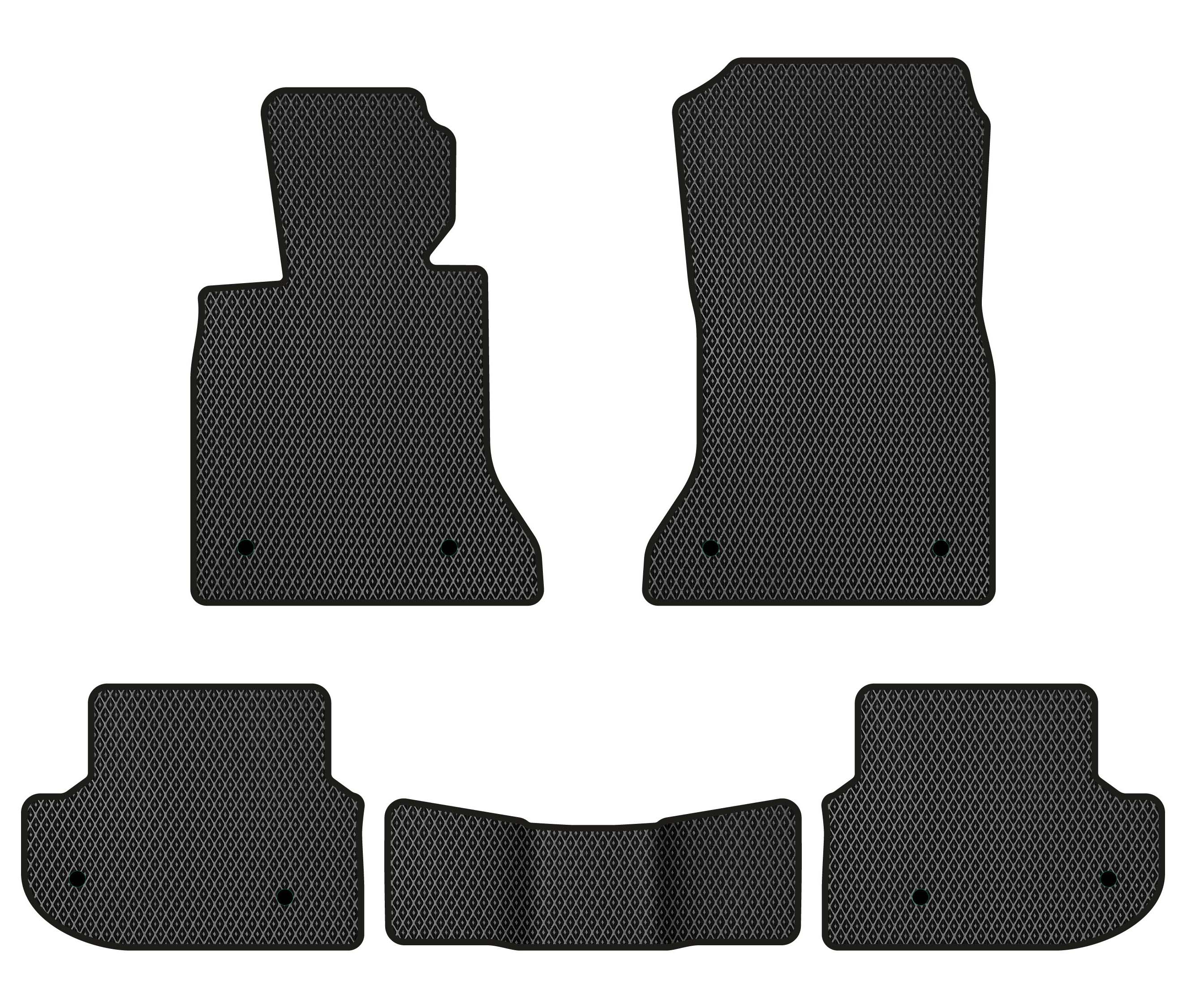 EVA коврики в салон авто EVAtech для 5 Series (F10) Mechanical seats BMW 2010-2013 6 поколение Sedan EU BM31054CB5BW8RBB - Фото 1