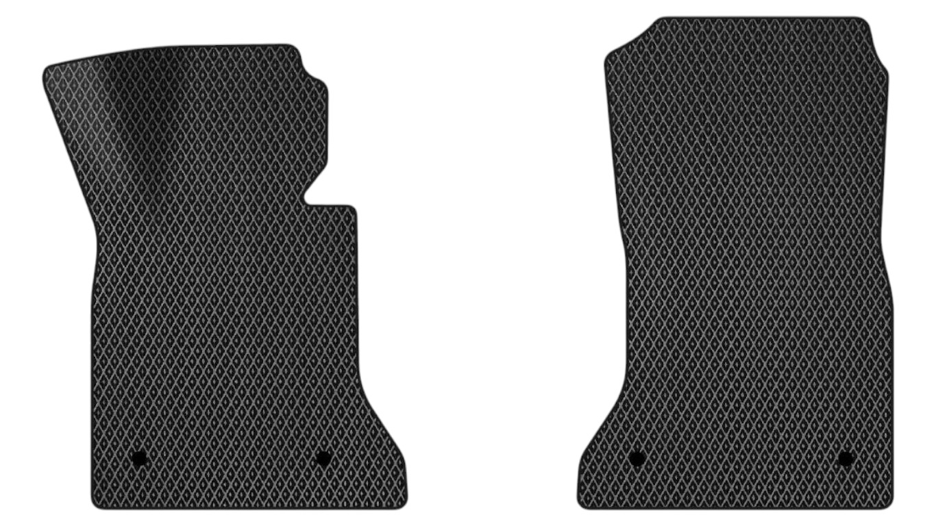 EVA коврики в салон авто передние EVAtech для 5 Series (F10) Electric seats BMW 2010-2013 6 поколение Sedan EU (BM31055AD2BW4RBB) - Фото 1