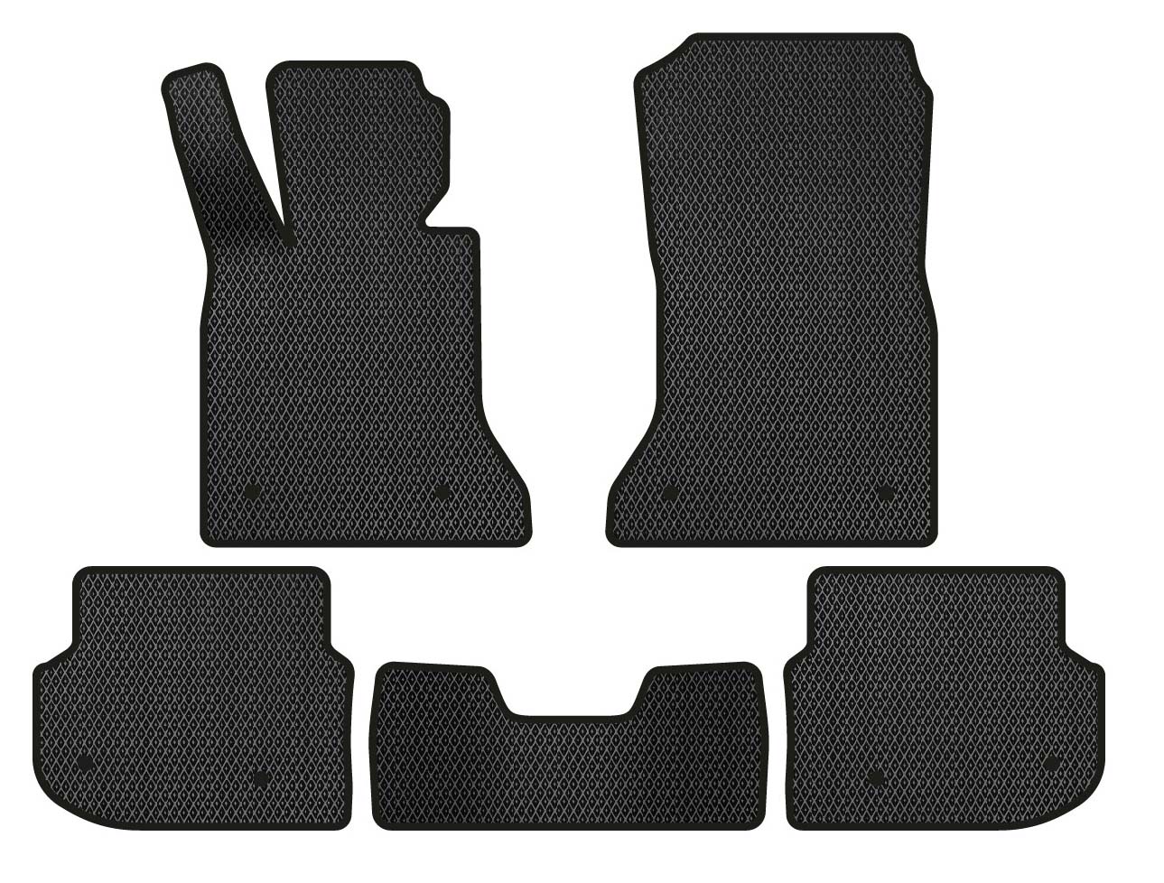 EVA коврики в салон авто EVAtech для 5 Series (F10) Electric seats BMW 2010-2013 6 поколение Sedan EU BM31055C5BW8RBB - Фото 1
