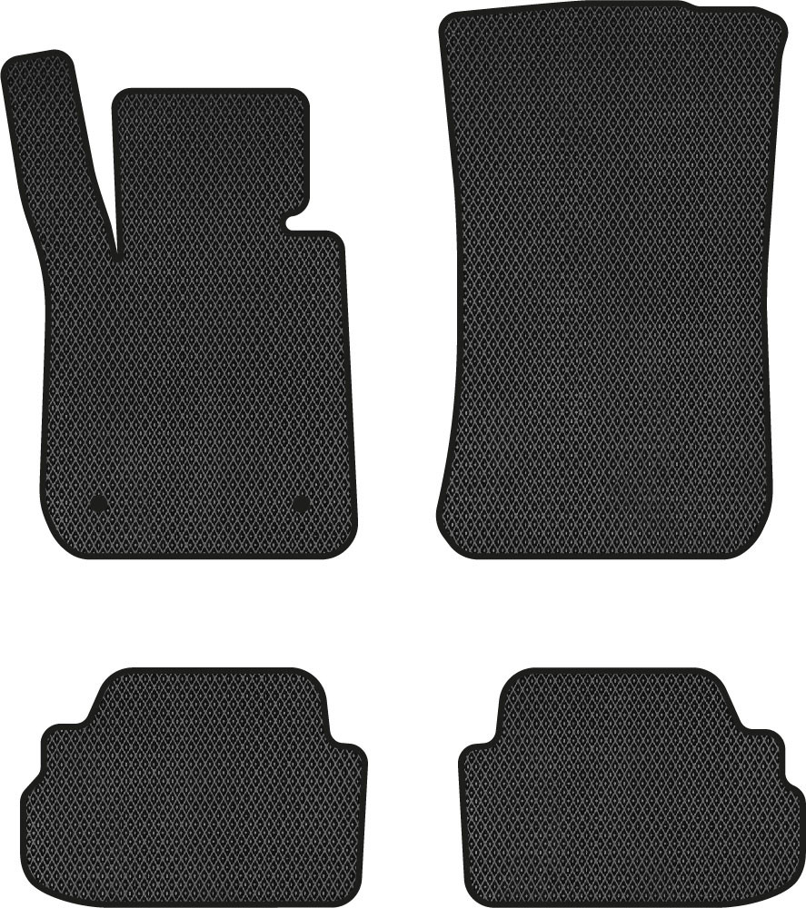 EVA коврики в салон авто EVAtech для 1 Series (E82) BMW 2007-2013 1 поколение Coupe EU BM31075P4BW2RBB - Фото 1