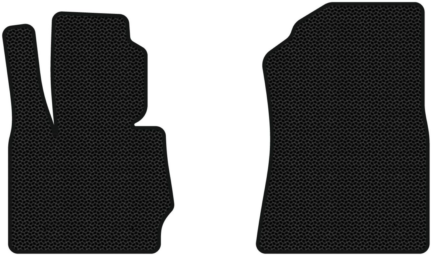 EVA килимки в салон авто передні EVAtech для X3 (F25) BMW 2010-2017 2 покоління SUV EU (BM31875A2BM4KBB) - Фото 1