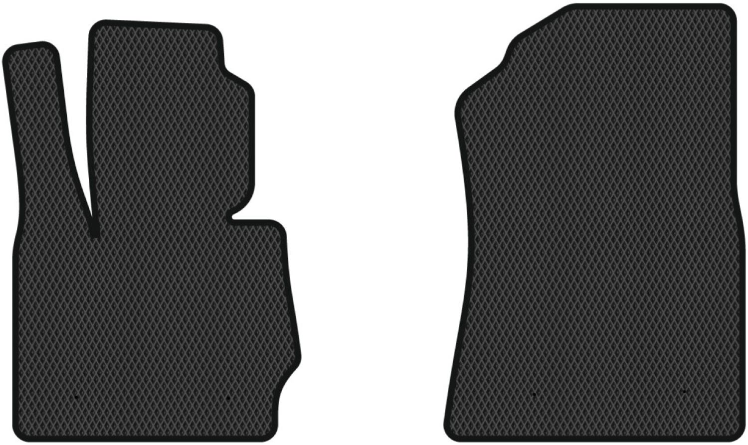 EVA килимки в салон авто передні EVAtech для X3 (F25) BMW 2010-2017 2 покоління SUV EU (BM31875A2BM4RBB) - Фото 1