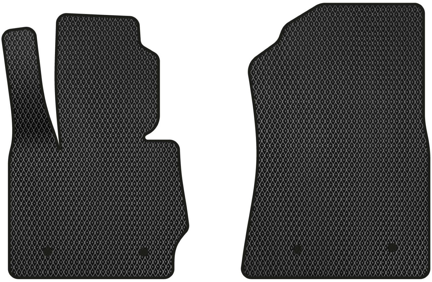 EVA килимки в салон авто передні EVAtech для X3 (F25) BMW 2010-2017 2 покоління SUV EU (BM321A2BW4RBB) - Фото 1