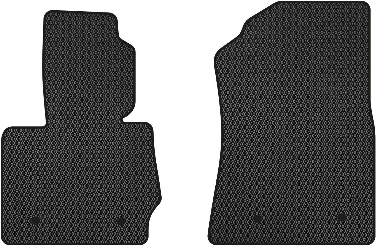 EVA коврики в салон авто передние EVAtech для X3 (F25) BMW 2010-2017 2 поколение SUV EU (BM321AB2BW4RBB) - Фото 1