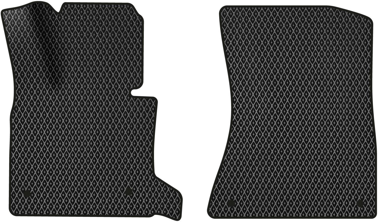 EVA килимки в салон авто передні EVAtech для X5 (E70) (closed threshold) BMW 2006-2013 2 покоління SUV USA (BM32360AD2RBB) - Фото 1