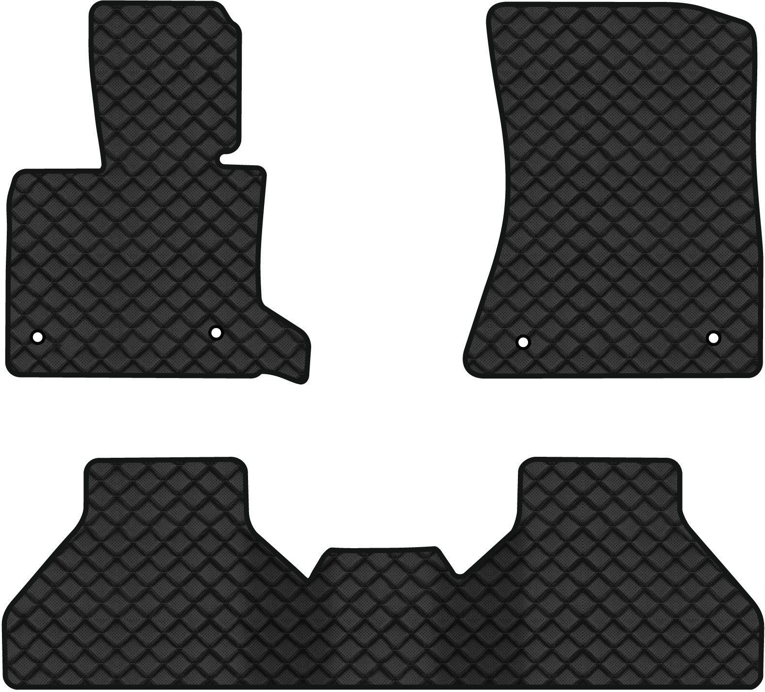 Коврики из экокожи в салон авто EVAtech ECO для X5 (E70) (open threshold) BMW 2006-2013 2 поколение SUV EU BM325ZB3BW4BBB - Фото 1